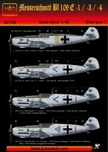1/48 Messerschmitt Bf 109E-1/Bf 109E-3/Bf 109E-4