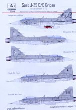 1/72 Decal SAAB J-39 C/D Gripen Tigermeet