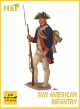 1/72 American War of Independence American Infantry set 1