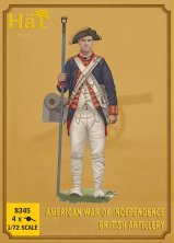HAT British Artillery Figurines American War of Independence 1/7