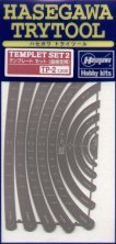 Hasegawa Trytool Template Set 2 Curve Ruler