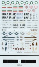 Hi Decal F-14A Tomcat IRIAF/NSAWC Markings 1/48