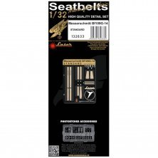 1/32 Messerschmitt Bf-109G-14 Standard pre-cut Seatbelts