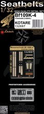 HGW Ceintures de s�curit� tissu Bf 109K-4 1/32 Kotare