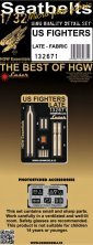 HGW 1/32 Ceintures de S�curit� US Fighters Tardifs Tissu