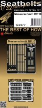 HGW Ceintures de S�curit� Messerschmitt Bf 110 1/32