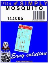 HGW Ceintures de s�curit� Mosquito SIMPLY 1/144