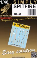 HGW Ceintures de s�curit� Spitfire 1/48 Simply