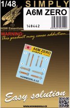 HGW Ceintures de s�curit� 1/48 A6M Zero Simply