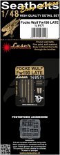 1/48 Seatbelts Focke Wulf Fw190 late