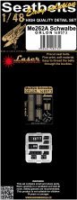 1/48 Messerschmitt Me-262A Schwalbe pre-cut eatbelts