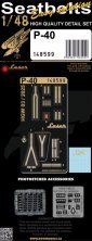 1/48 Seatbelts P-40 for Eduard laser
