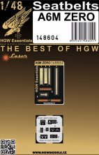 HGW Ceintures de s�curit� A6M Zero 1/48 Laser
