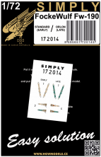 1/72 Seatbelts Focke Wulf Fw190