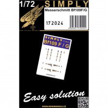 1/72 Seatbelts Messerschmitt Bf 109F/G SIMPLY