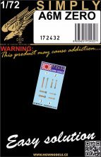 HGW Ceintures de S�curit� A6M Zero SIMPLY 1/72