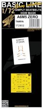 1/72 Mitsubishi A6M5 Zero Basic LINE: seatbelts + masks