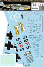1/32 Decals Bf 109E-7 III./ZG1