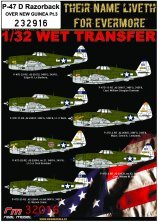 1/32 Decals P-47 D Razorback Over New Guinea Pt.3