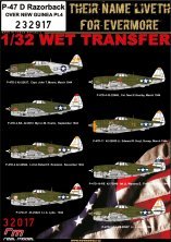 1/32 Decals P-47 D Razorback Over New Guinea Pt.4