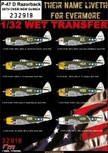 1/32 Decals P-47 D Razorback 58th Over New Guinea