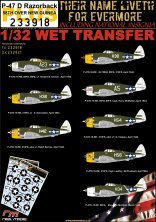 1/32 P-47 D Razorback 58TH Over New Guinea PLUS decal