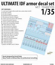 1/35 Decals Ultimate IDF armor set