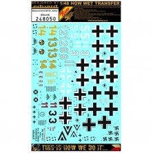 1/48 Decals Messerschmitt Bf 109 Afrika