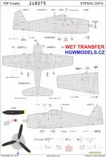1/48 STENCILS F6F-5 Hellcat