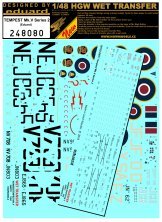 1/48 Decals & Stencils Tempest MK.V Series 2
