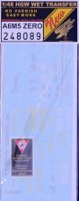 1/48 Decals A6M5 Zero Markings & Stencils