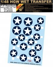 1/48 Republic P-47D National Insignia 1942-1943