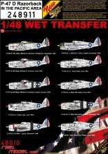 1/48 Decals P-47 D Razorback in Pacific Area