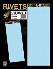 1/48 Rivets 3690 mm diameter 0,15mm, pitch 0,6mm
