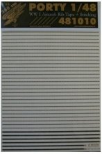 1/48 Aircraft Rib Tape WWI + Stitching (360 cm)