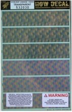 1/32 Decals 4-colour LOZENGE  Faded (transparent)