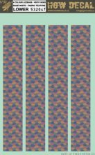 1/32 4 Colour Lozenge Base White Fabric Texture Lower