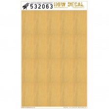1/32 Light Plywood transparent no grid A4 sheet