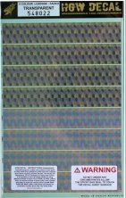 1/48 Decals 5-colour LOZENGE  Faded (transparent)