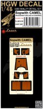 1/48 Sopwith Camel Dark Wood Eduard Decals