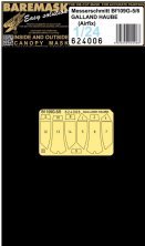 HGW Masques Bf 109 G-5/6 Galland Haube Airfix 1/24