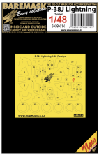 1/48 Mask P-38J Lightning