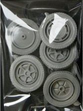 1/35 Autoblinda AB-41/43  wheels set (ITALERI)