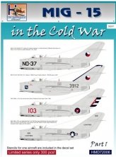 1/72 Decals MiG-15 in the Cold War  Part 1