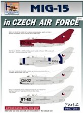 1/72 Decals MiG-15 in Czech Air Force  Part 2