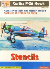 1/32 Stencils Curtiss P-36 Hawk