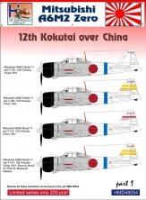 1/48 Decals Mits.A6M2 Zero 12th Kokutai over China
