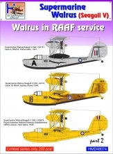 1/48 Supermarine Walrus Mk.I/Mk.II/Seagull Mk.V in RAAF Service