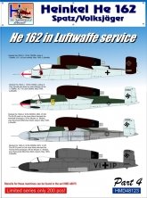 1/48 Decals Heinkel He 162 Foreign Service Part 4