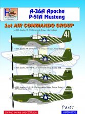 1/48 North-American A-36/P-51 1st Air Commando Group, Pt.1